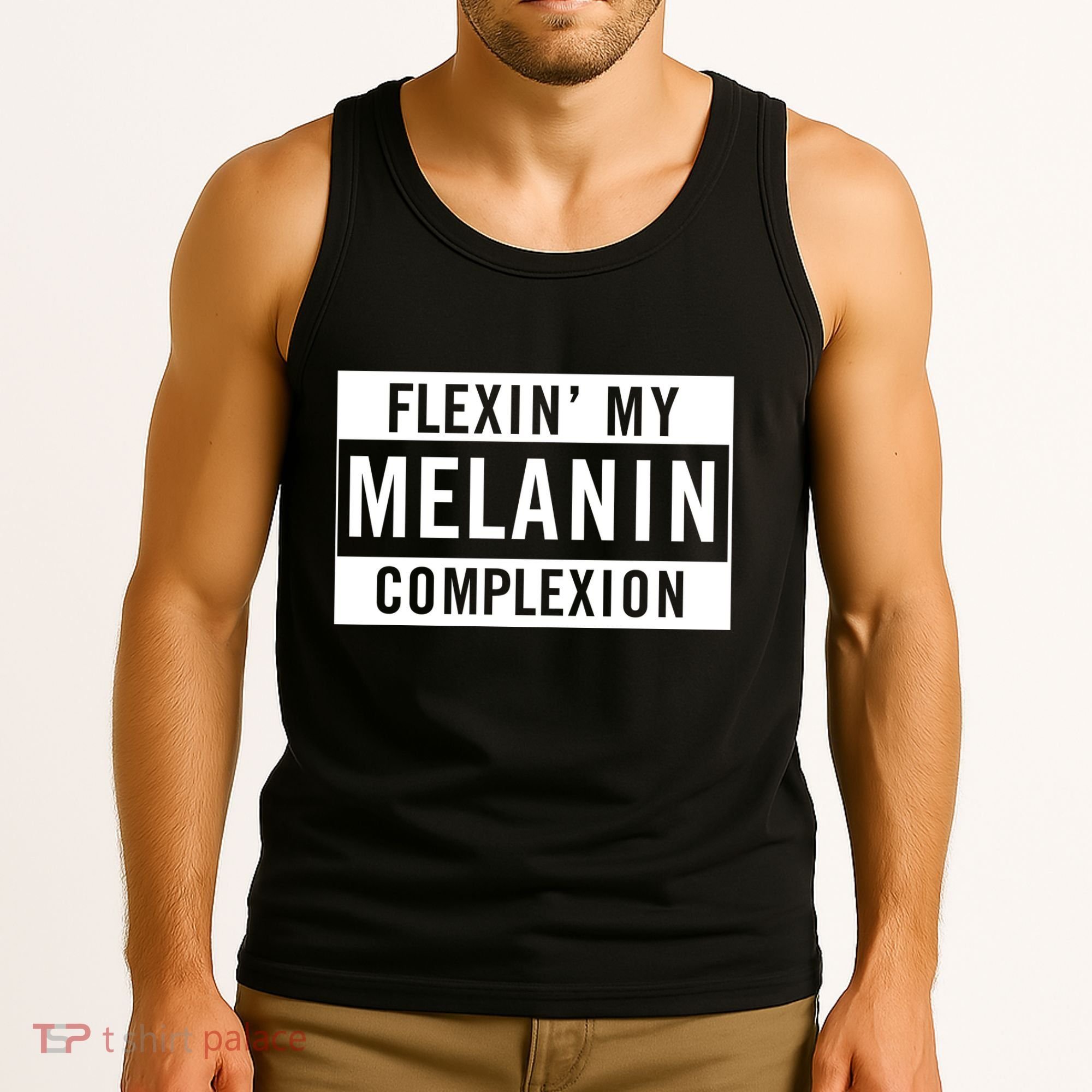 Flexin My Complexion Tank Top