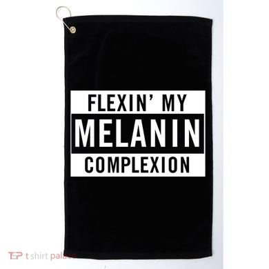 Flexin My Complexion Golf Towel