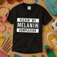Flexin My Complexion Kids T-Shirt thumb 3