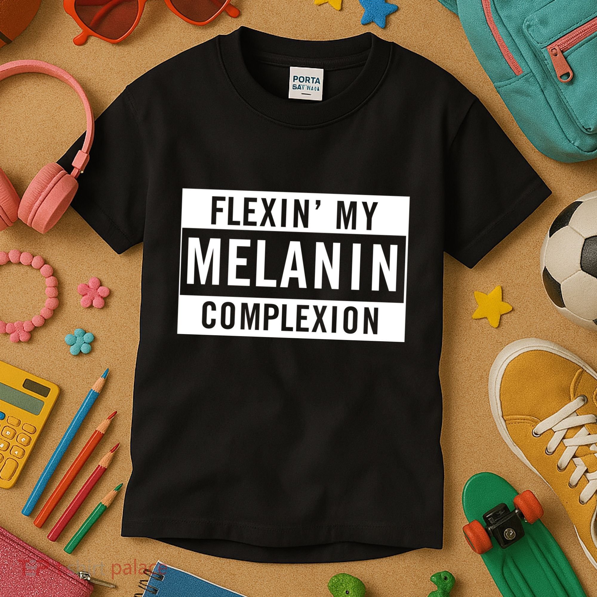 Flexin My Complexion Kids T-Shirt