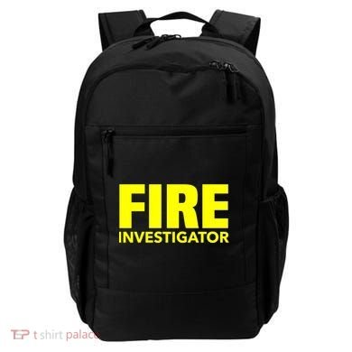 Fire Marshal Commissioner Firefighters Investigators Duty Gift Backpack