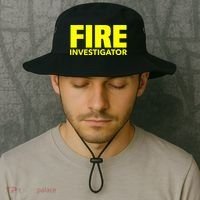 Fire Marshal Commissioner Firefighters Investigators Duty Gift Bucket Hat thumb 2