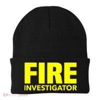 Fire Marshal Commissioner Firefighters Investigators Duty Gift Beanie thumb 0