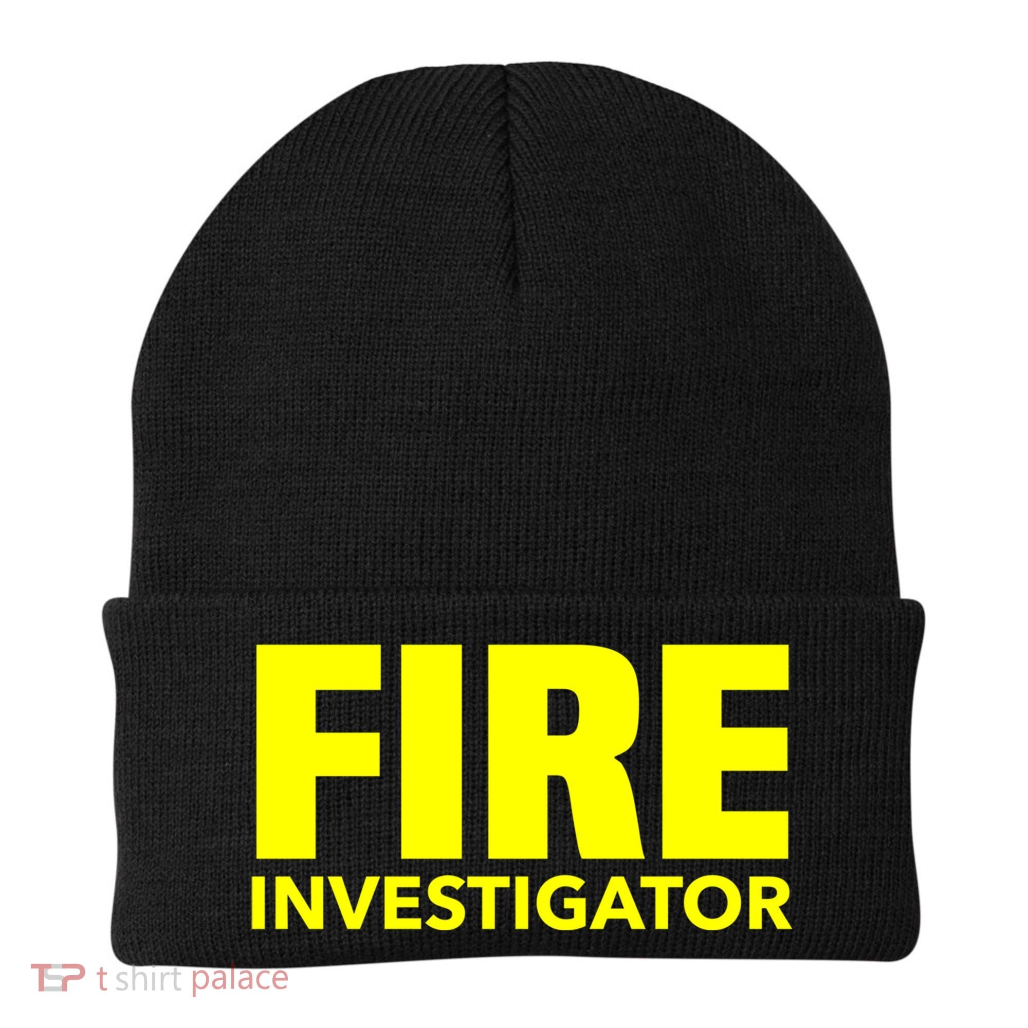Fire Marshal Commissioner Firefighters Investigators Duty Gift Beanie