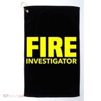 Fire Marshal Commissioner Firefighters Investigators Duty Gift Golf Towel thumb 0