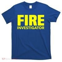Fire Marshal Commissioner Firefighters Investigators Duty Gift T-Shirt thumb 0