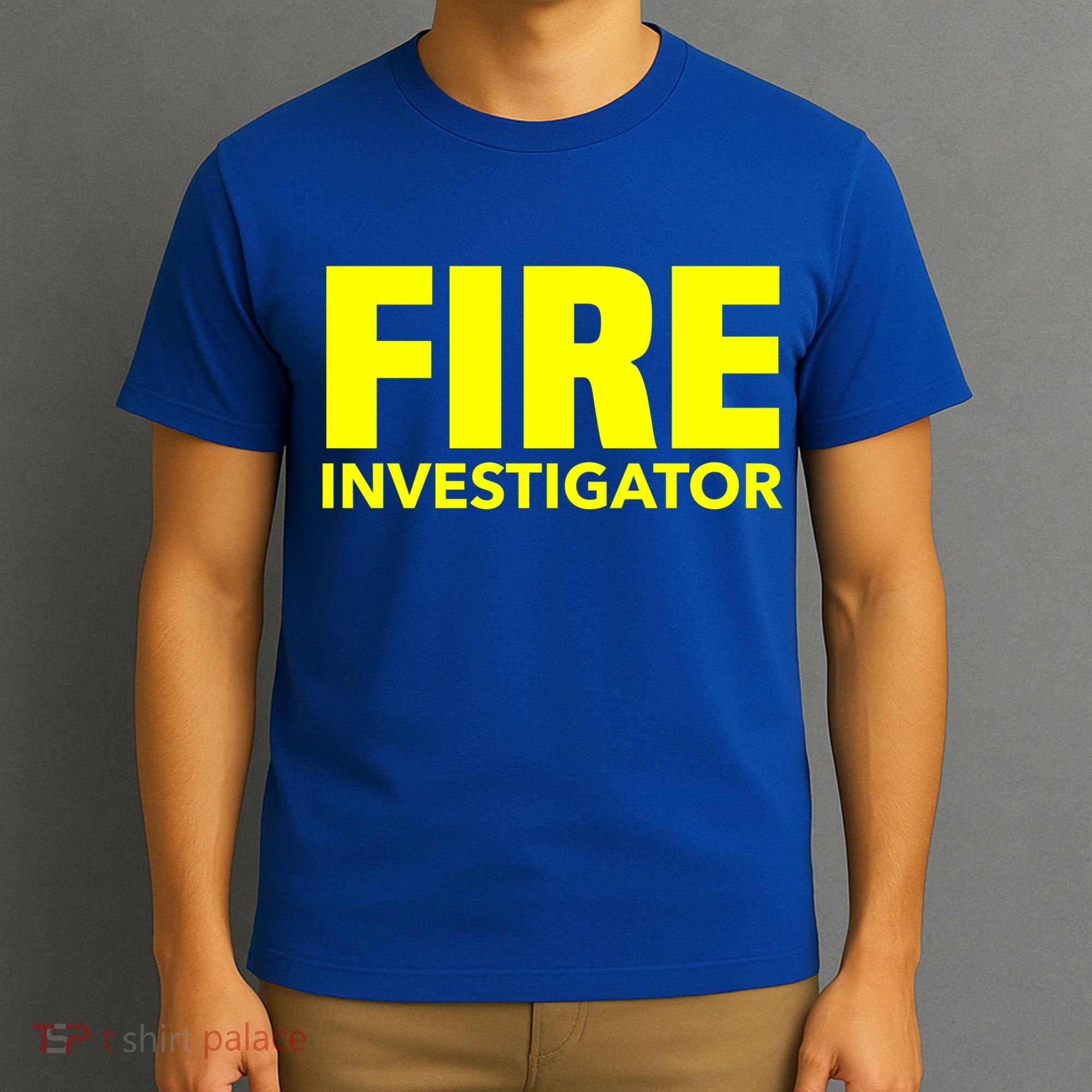 Fire Marshal Commissioner Firefighters Investigators Duty Gift T-Shirt