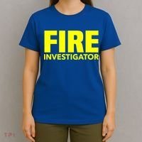 Fire Marshal Commissioner Firefighters Investigators Duty Gift T-Shirt thumb 4