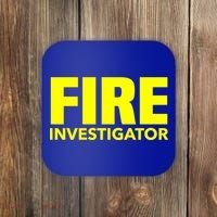 Fire Marshal Commissioner Firefighters Investigators Duty Gift Coaster thumb 0
