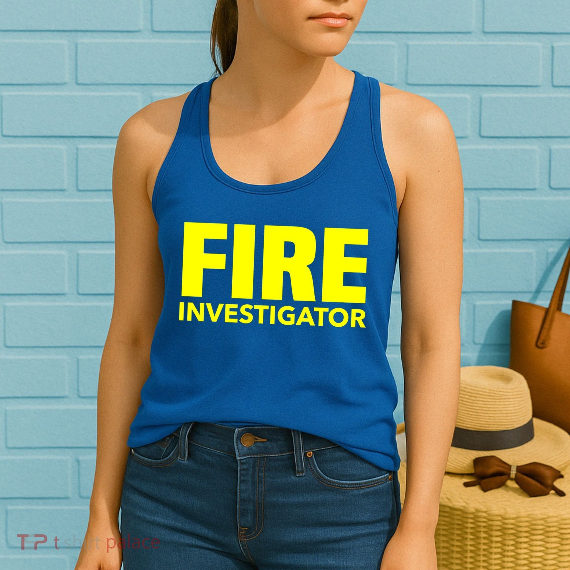 Fire Marshal Commissioner Firefighters Investigators Duty Gift Women's Tank Top