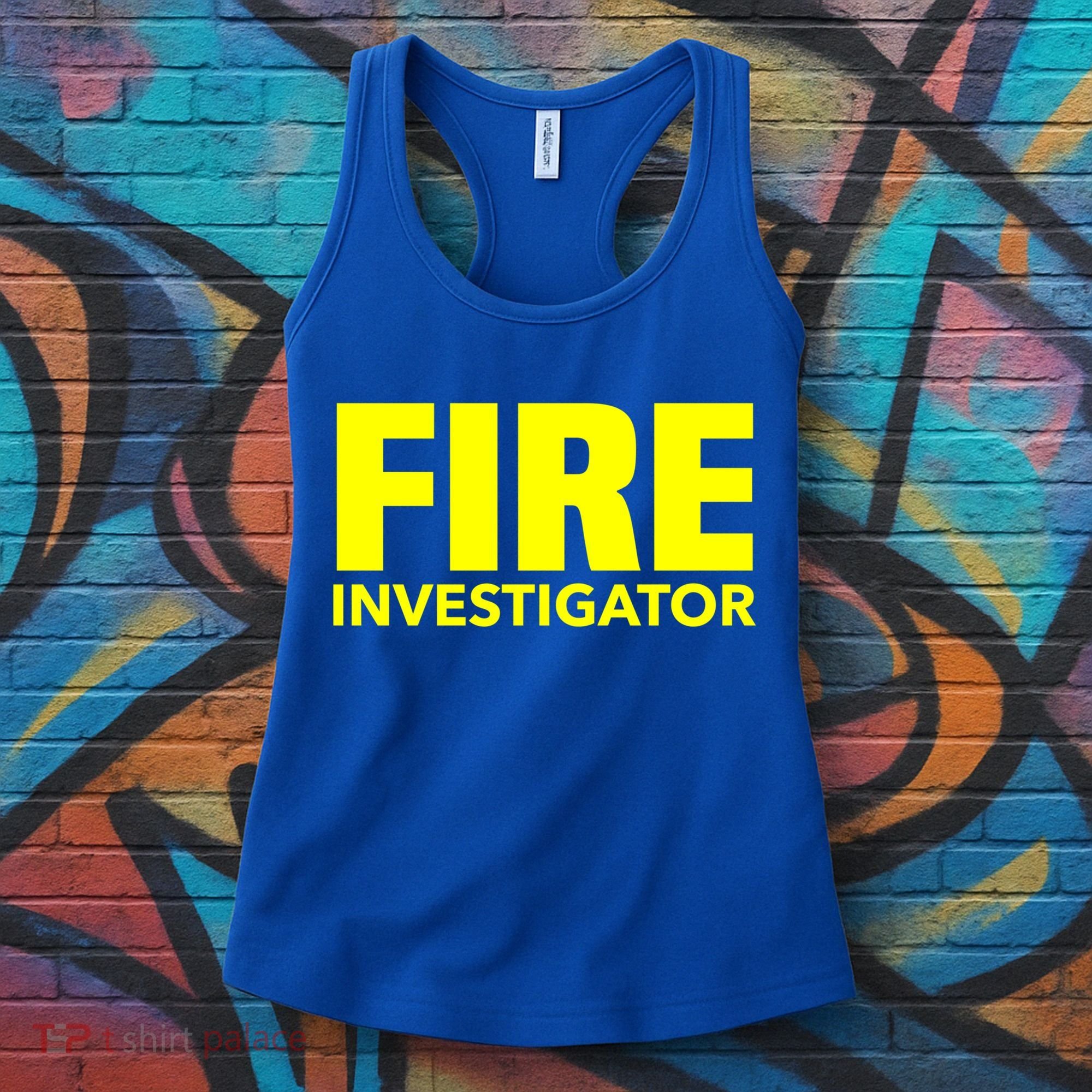 Fire Marshal Commissioner Firefighters Investigators Duty Gift Women's Tank Top