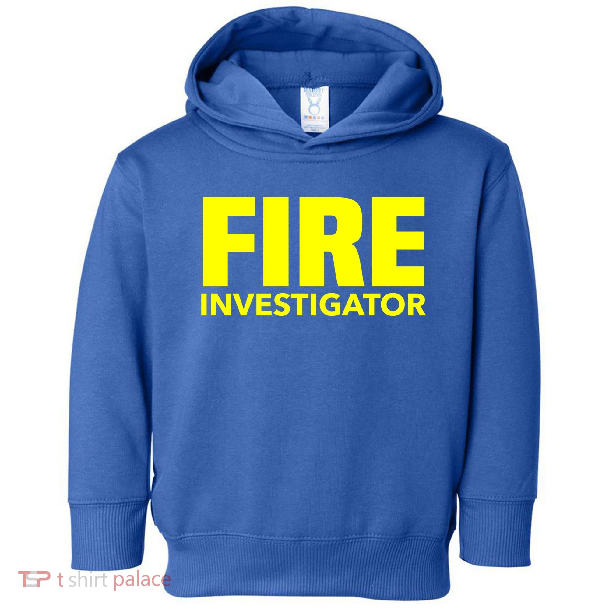 Fire Marshal Commissioner Firefighters Investigators Duty Gift Toddler Hoodie