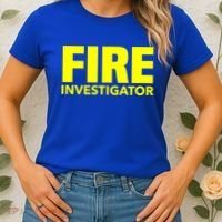 Fire Marshal Commissioner Firefighters Investigators Duty Gift Women's T-Shirt thumb 2