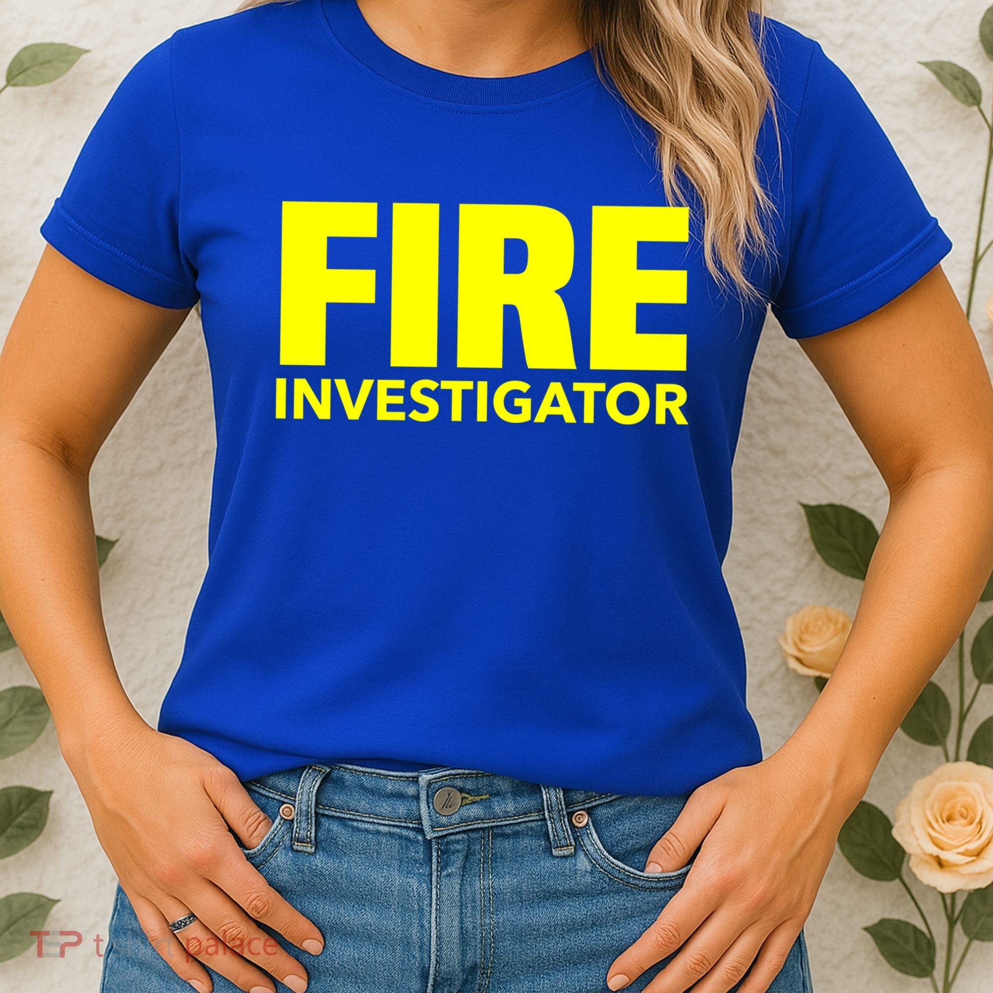 Fire Marshal Commissioner Firefighters Investigators Duty Gift Women's T-Shirt