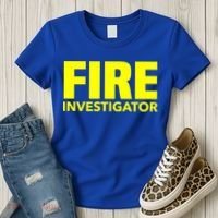 Fire Marshal Commissioner Firefighters Investigators Duty Gift Women's T-Shirt thumb 3