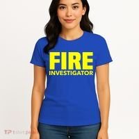 Fire Marshal Commissioner Firefighters Investigators Duty Gift Women's T-Shirt thumb 4