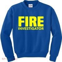 Fire Marshal Commissioner Firefighters Investigators Duty Gift Kids Sweatshirt thumb 0