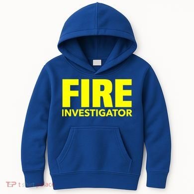 Fire Marshal Commissioner Firefighters Investigators Duty Gift Kids Hoodie