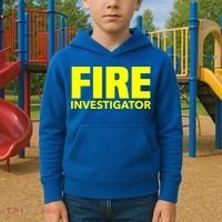 Fire Marshal Commissioner Firefighters Investigators Duty Gift Kids Hoodie thumb 2