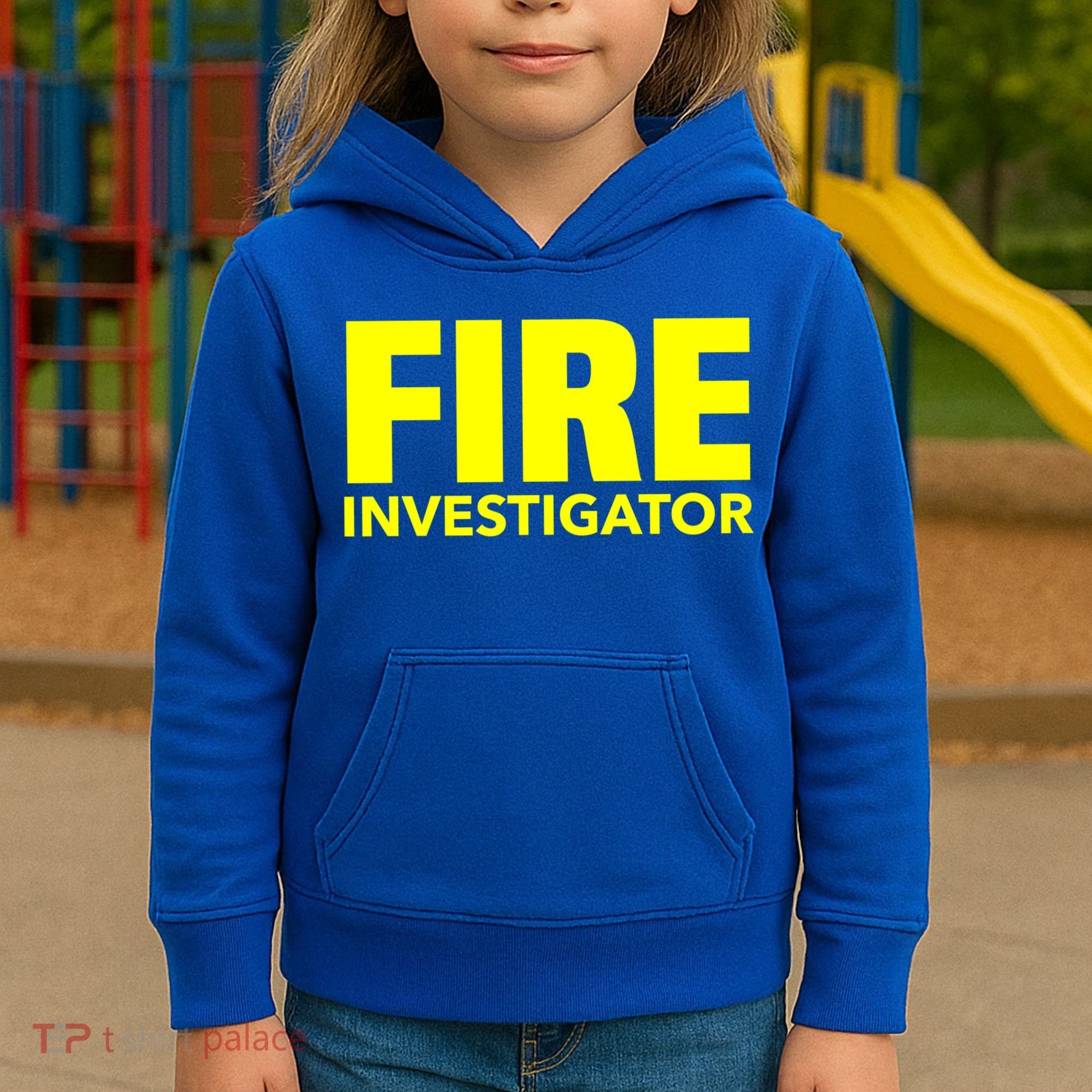 Fire Marshal Commissioner Firefighters Investigators Duty Gift Kids Hoodie