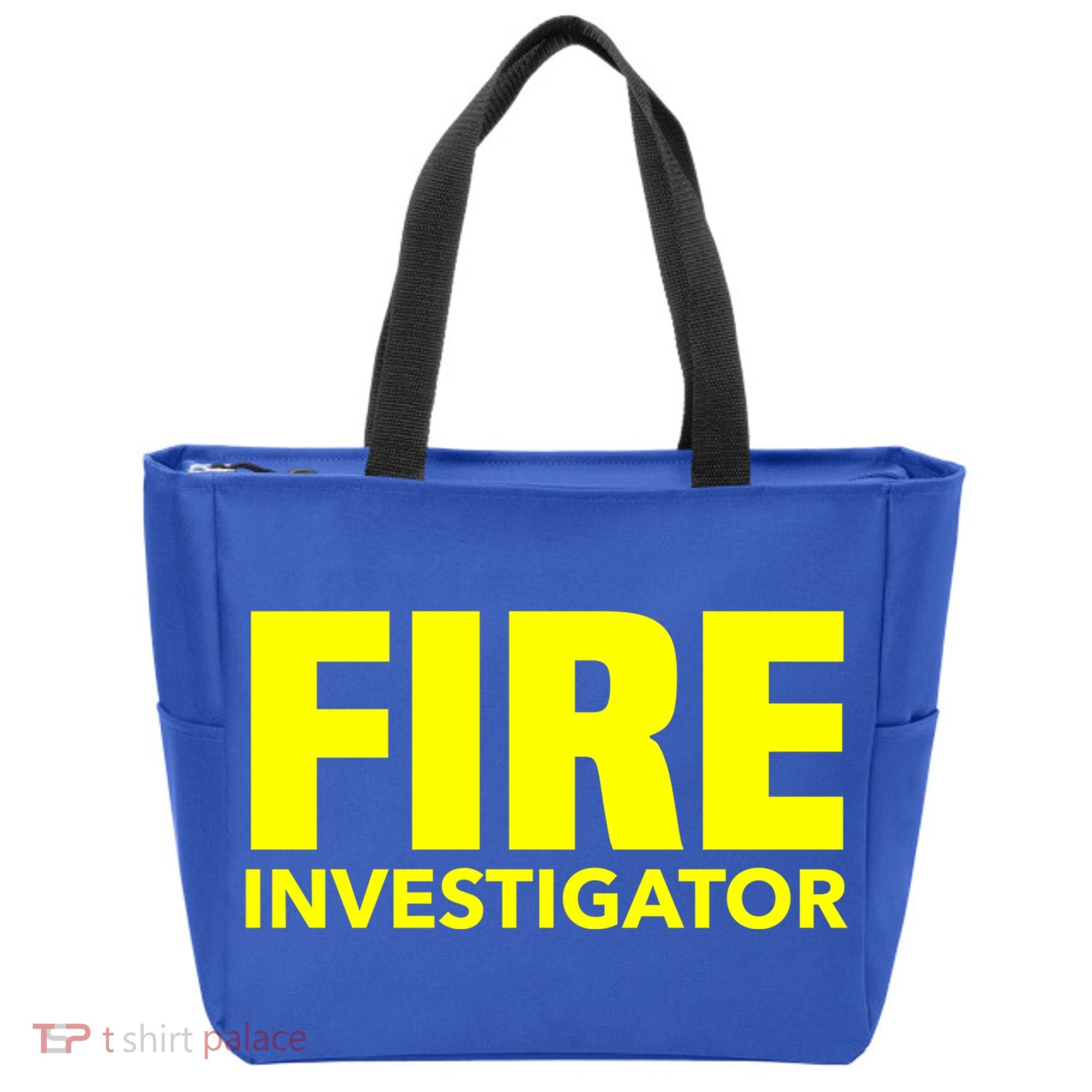Fire Marshal Commissioner Firefighters Investigators Duty Gift Tote Bag