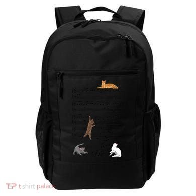 Funny Musical Cat Music Note Lover Backpack
