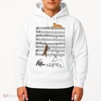 Funny Musical Cat Music Note Lover Hoodie thumb 2