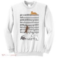 Funny Musical Cat Music Note Lover Sweatshirt thumb 0