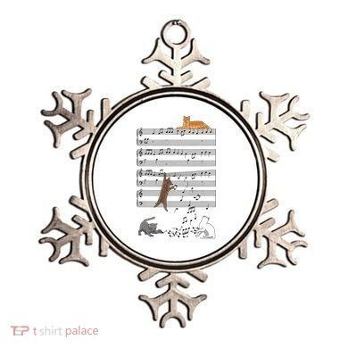Funny Musical Cat Music Note Lover Ornament