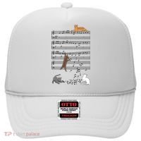 Funny Musical Cat Music Note Lover Hat thumb 0