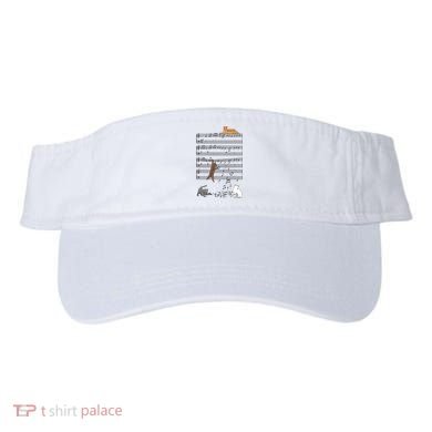 Funny Musical Cat Music Note Lover Visor