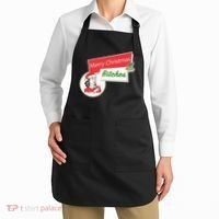 Funny Merry Christmas Bitches Inappropriate Adult Apron thumb 2