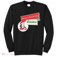 Funny Merry Christmas Bitches Inappropriate Adult Sweatshirt thumb 0