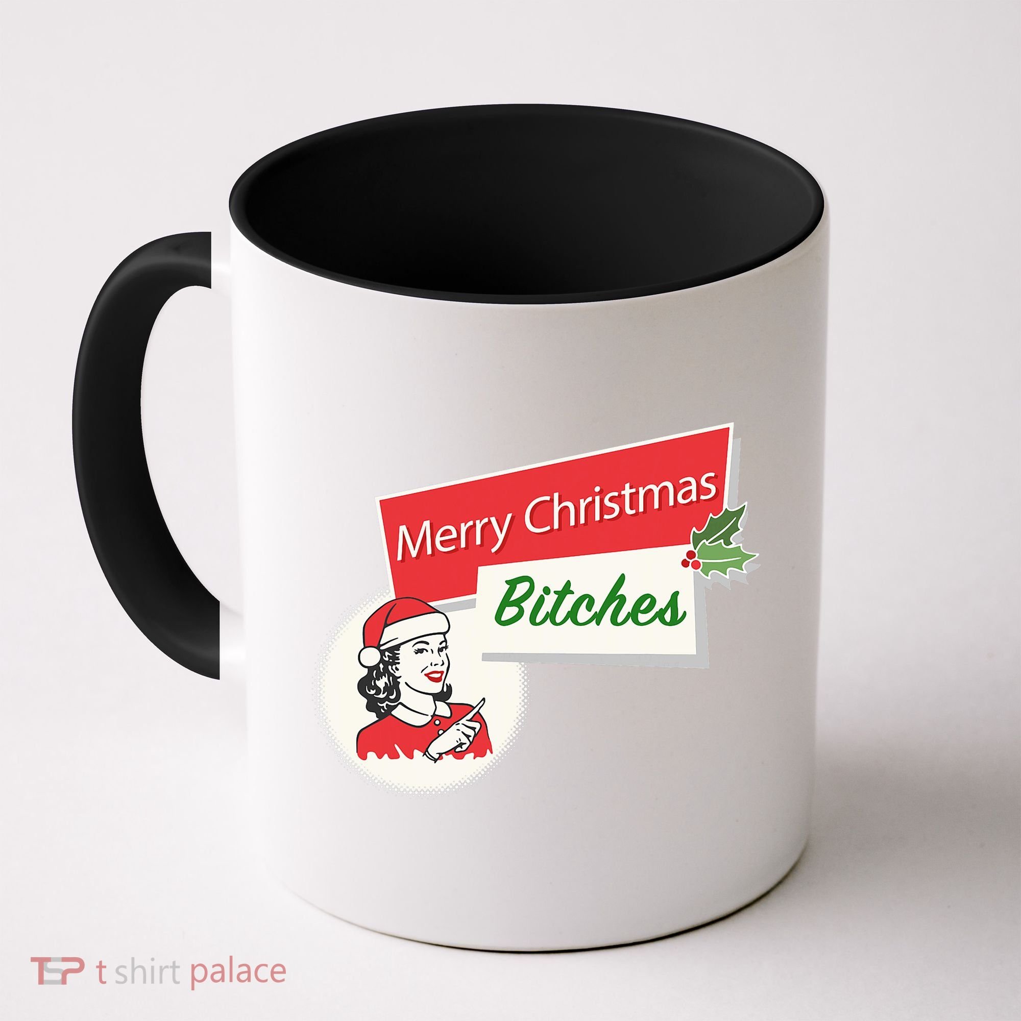 Funny Merry Christmas Bitches Inappropriate Adult Coffee Mug