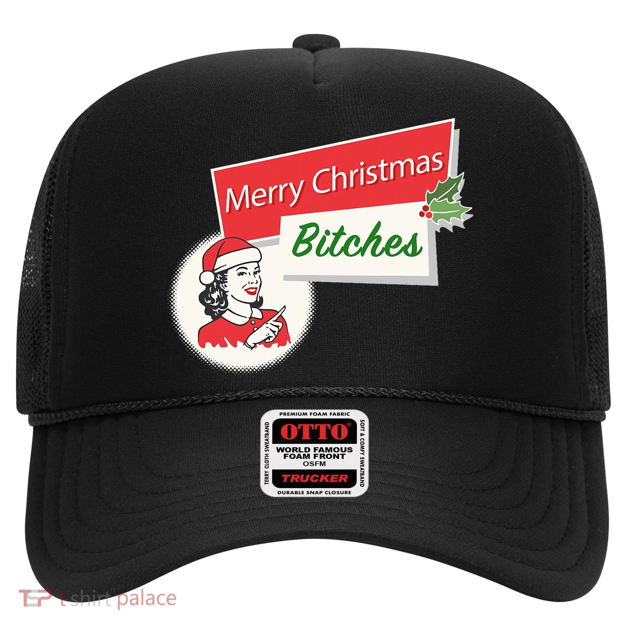 Funny Merry Christmas Bitches Inappropriate Adult Hat