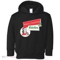 Funny Merry Christmas Bitches Inappropriate Adult Toddler Hoodie thumb 0