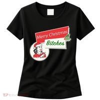 Funny Merry Christmas Bitches Inappropriate Adult Women's T-Shirt thumb 0