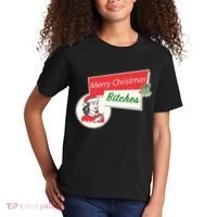 Funny Merry Christmas Bitches Inappropriate Adult Kids T-Shirt thumb 2