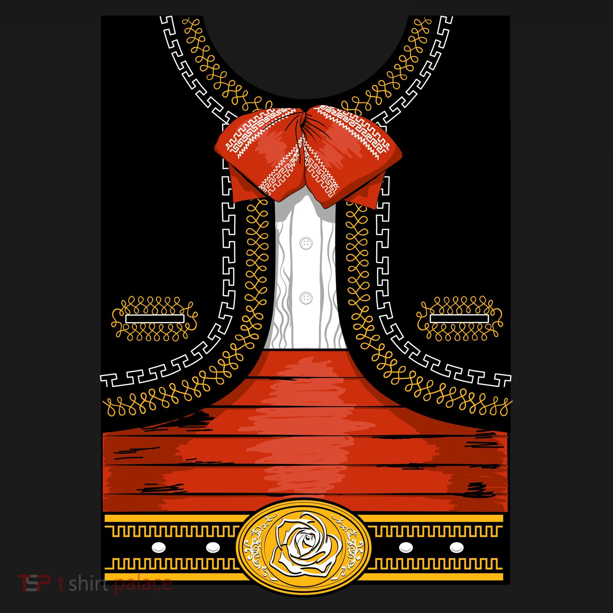 Funny Mariachi Charro Mexican Costume Doggie Tank
