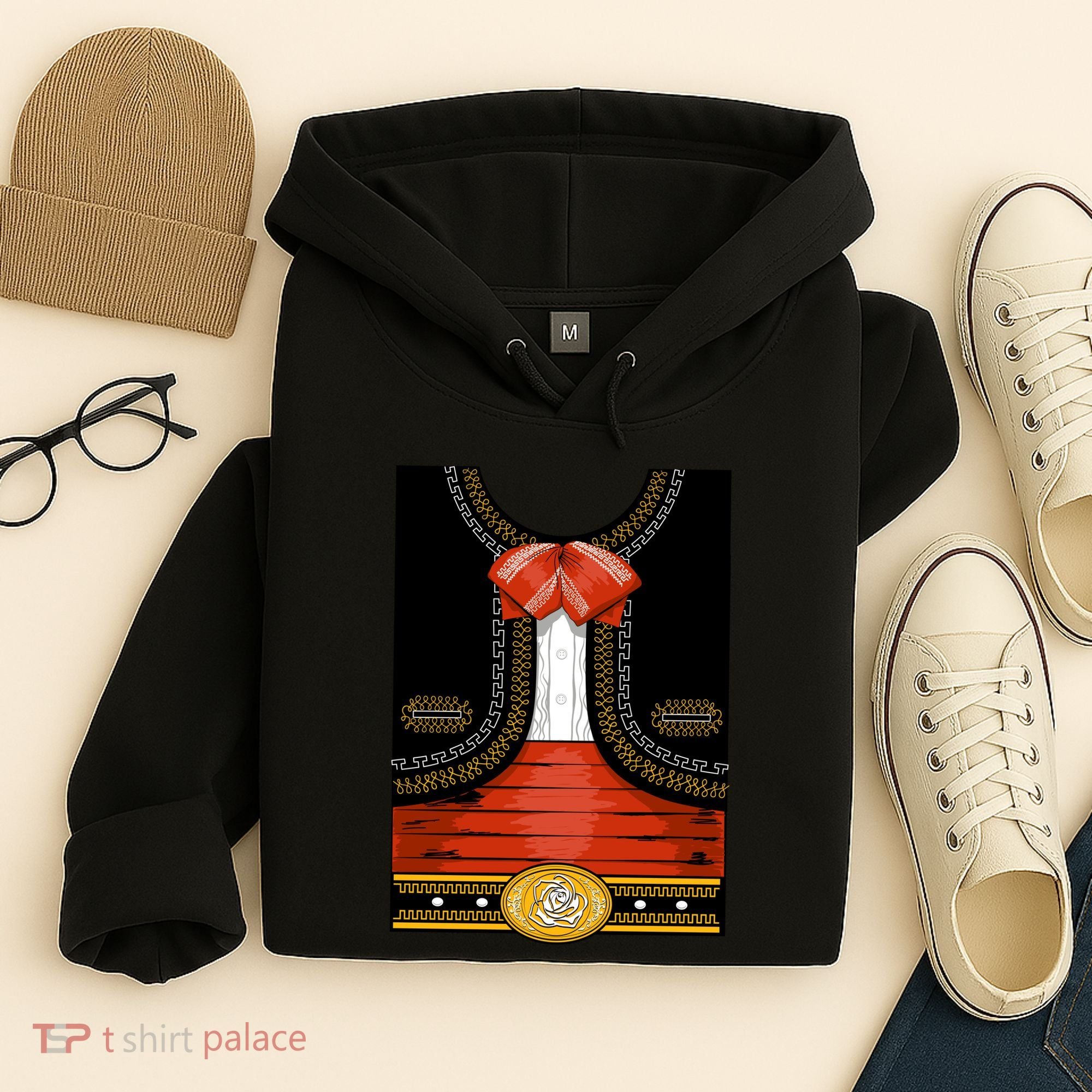 Funny Mariachi Charro Mexican Costume Hoodie