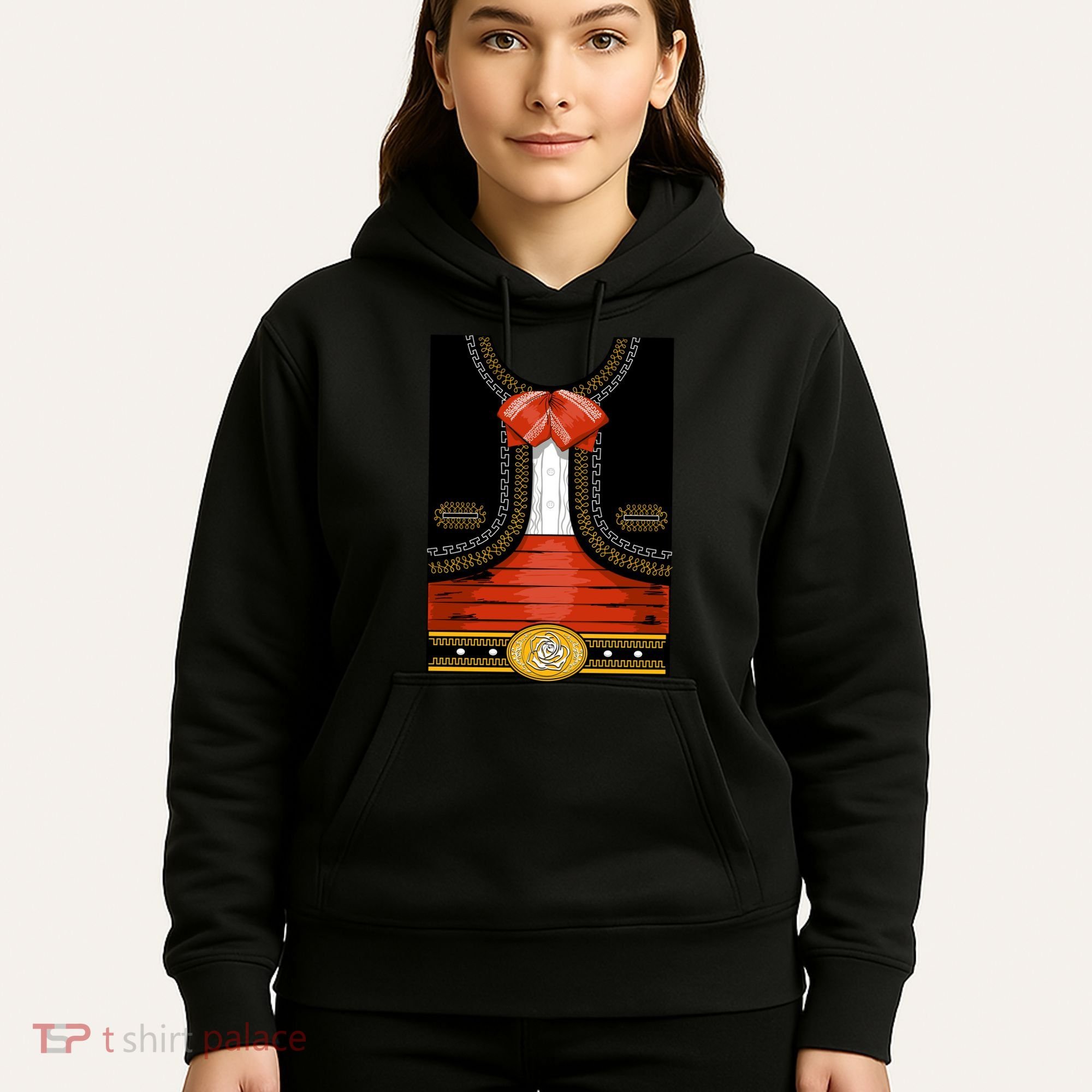 Funny Mariachi Charro Mexican Costume Hoodie