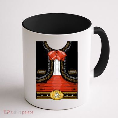 Funny Mariachi Charro Mexican Costume Coffee Mug back