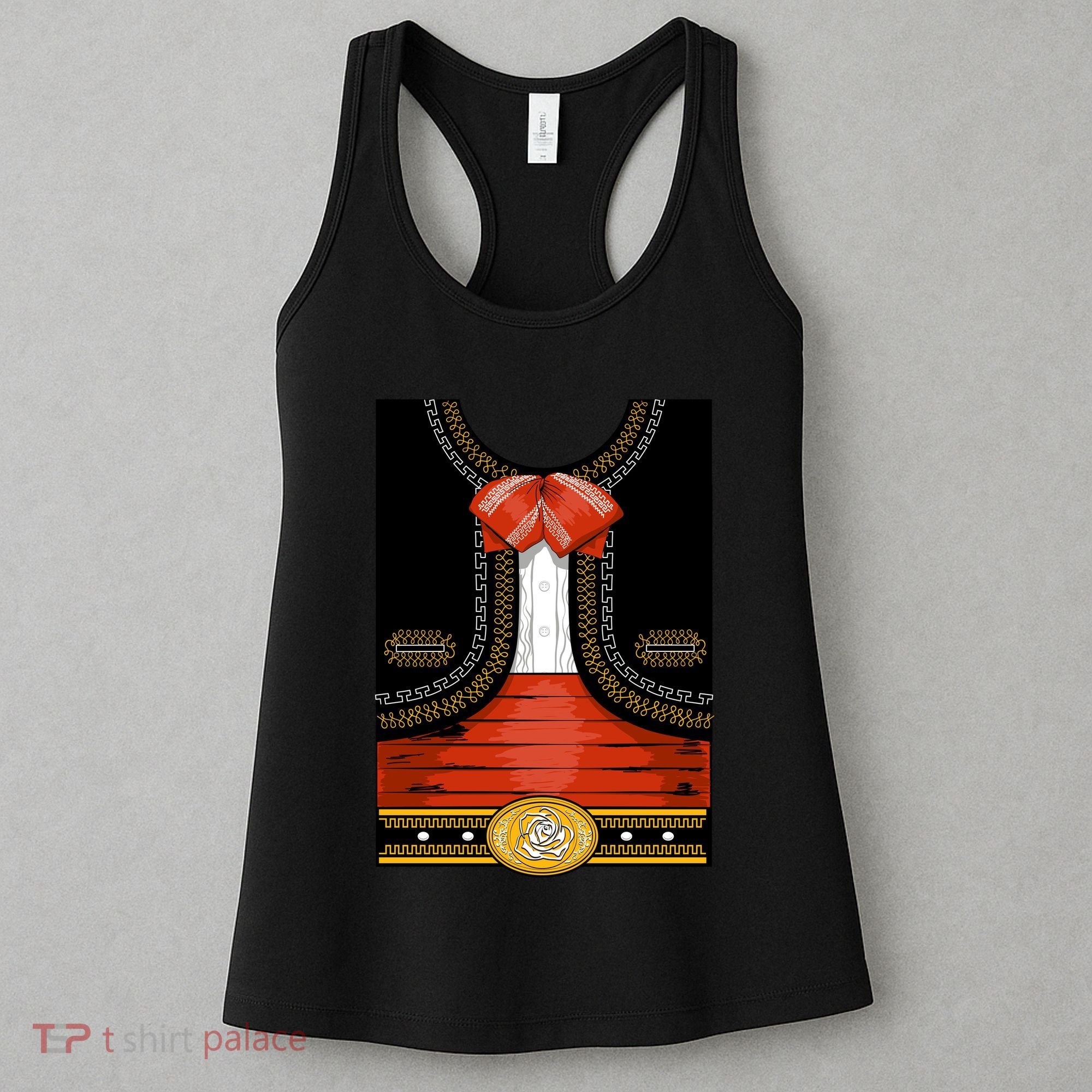 Funny Mariachi Charro Mexican Costume Women's Tank Top