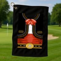 Funny Mariachi Charro Mexican Costume Golf Towel thumb 1