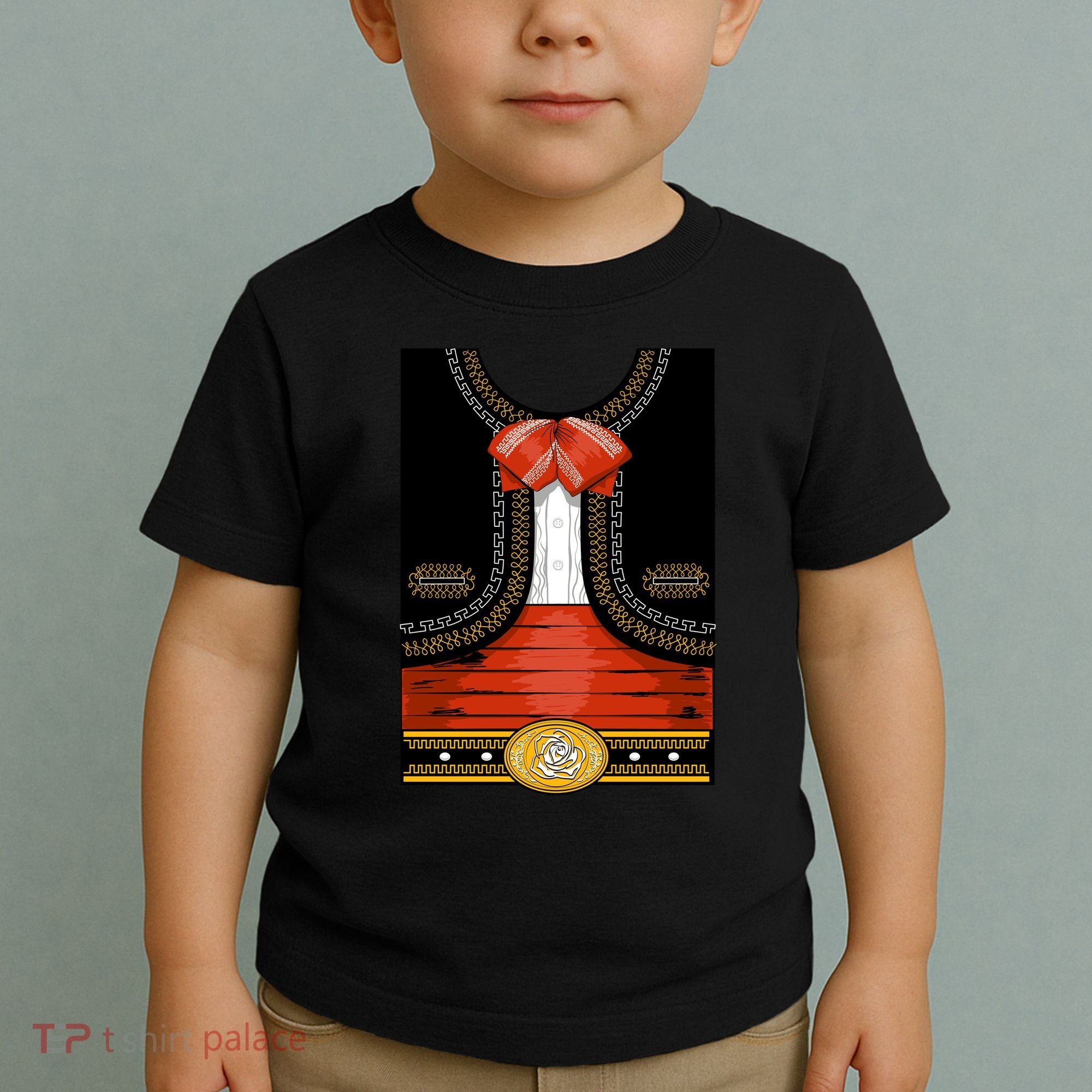 Funny Mariachi Charro Mexican Costume Toddler T-Shirt