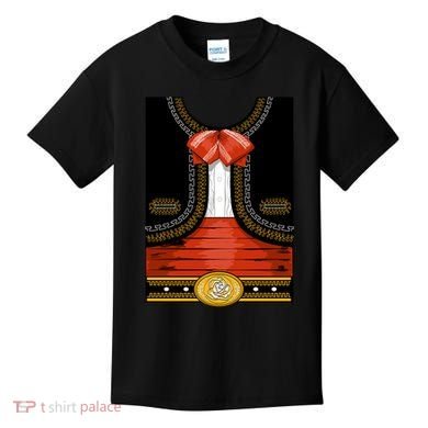 Funny Mariachi Charro Mexican Costume Kids T-Shirt