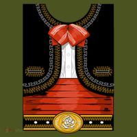Funny Mariachi Charro Mexican Costume Mousepad thumb 1