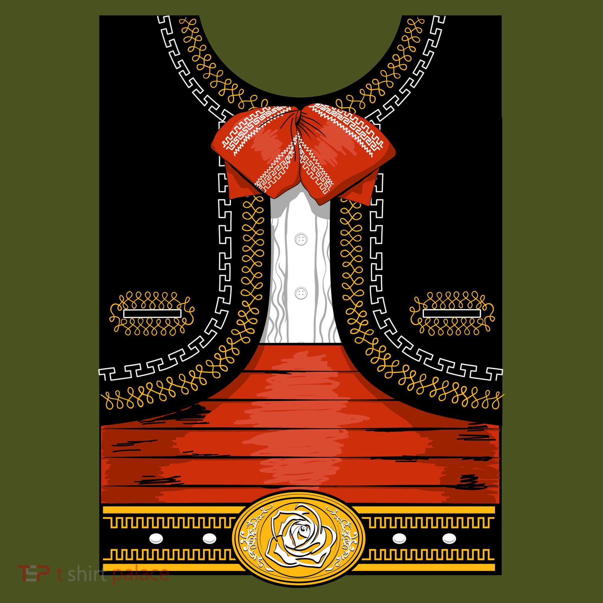 Funny Mariachi Charro Mexican Costume Kids Hoodie