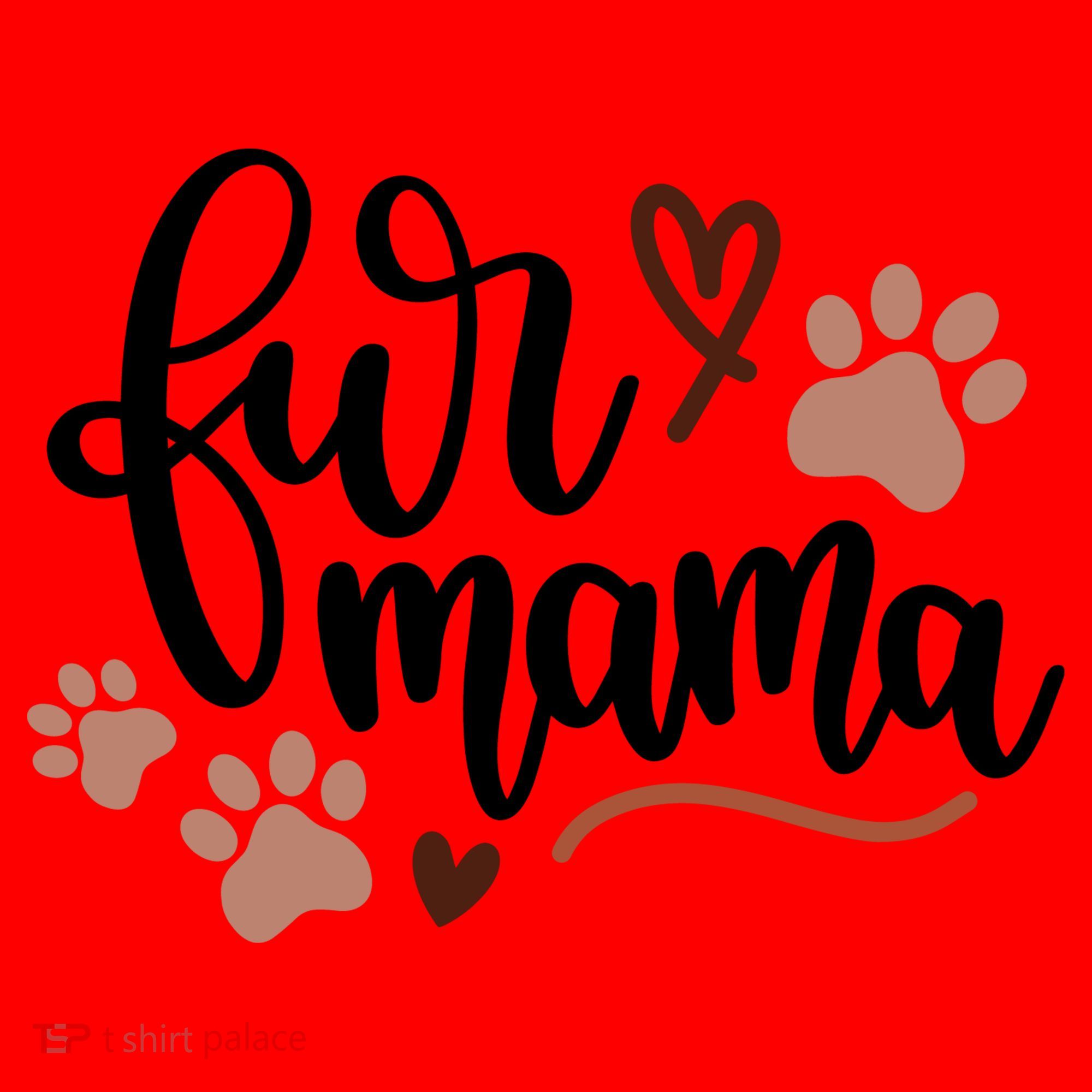 Fur Mama Cute Gift Santa Hat