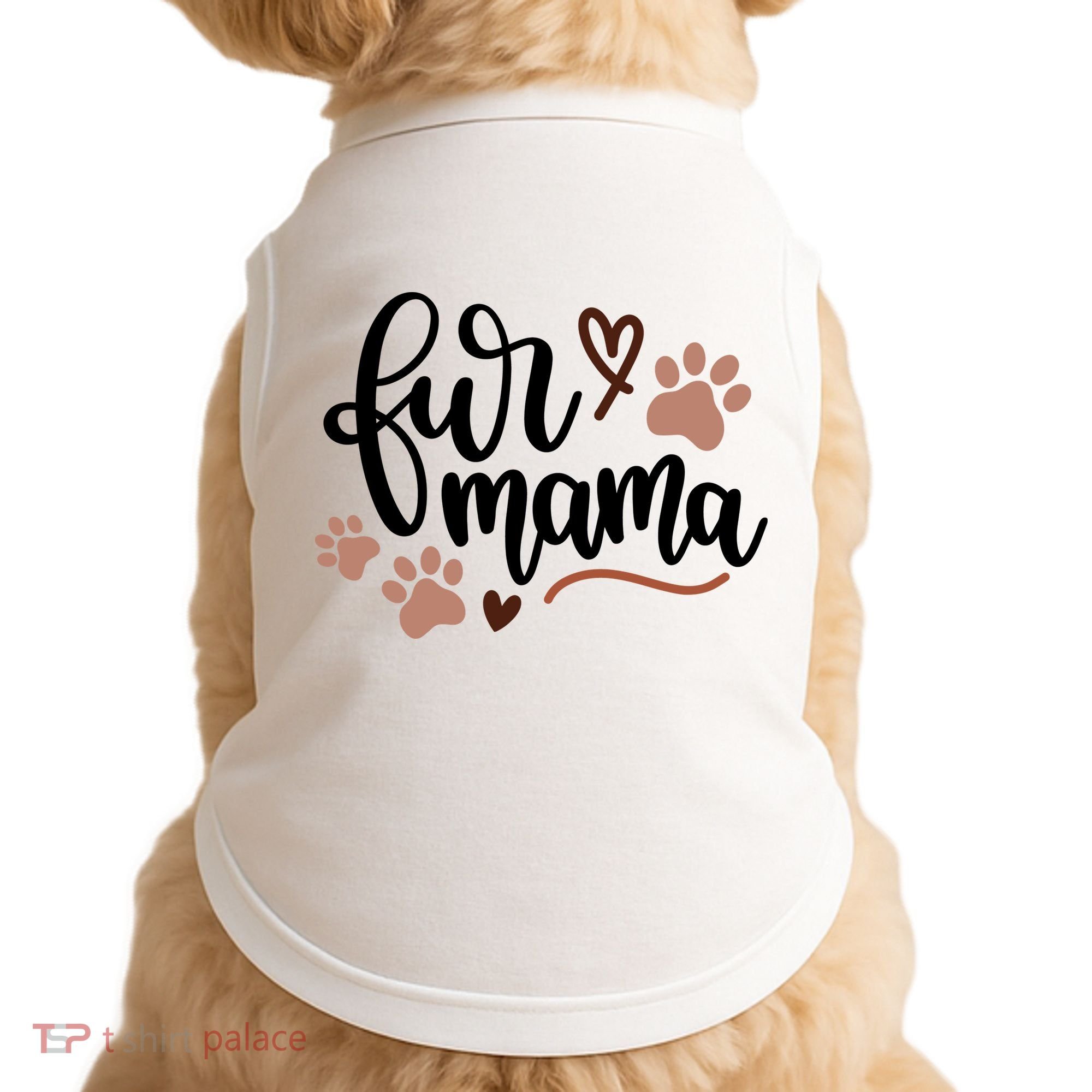 Fur Mama Cute Gift Doggie Tank